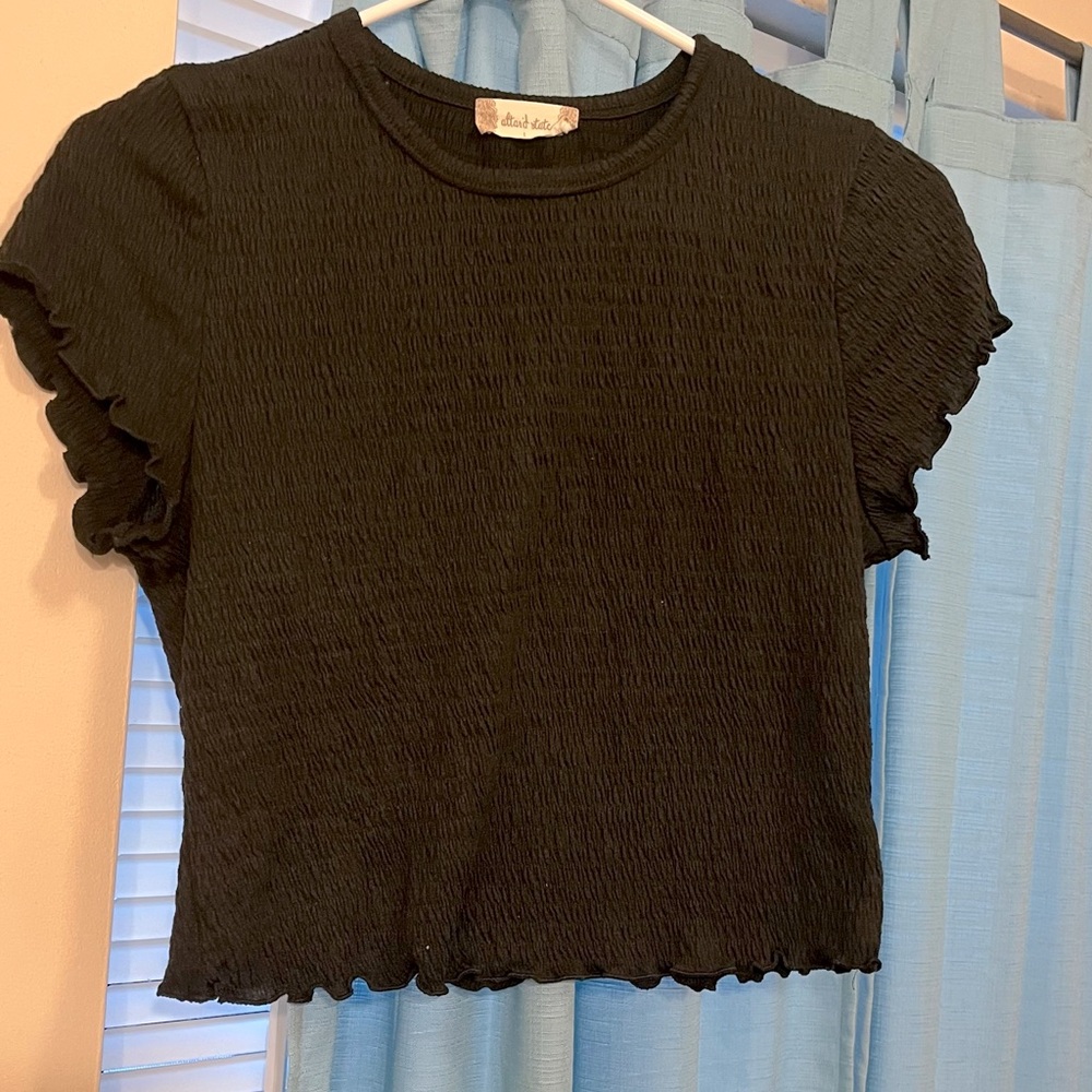 Black Crop Top